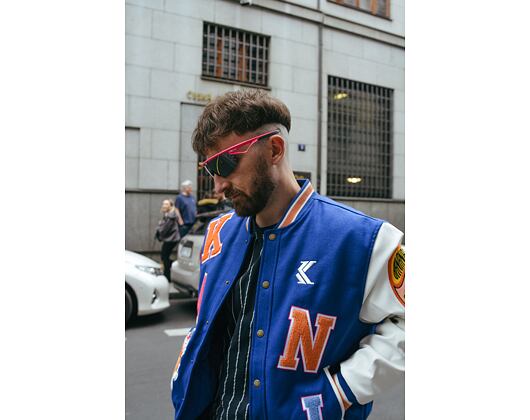 Bunda Karl Kani OG Block Patch College Jacket navy/off white