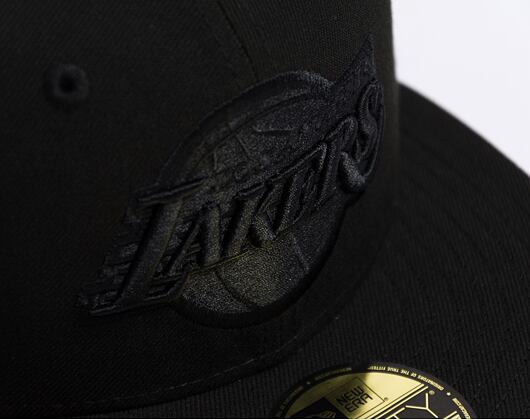 Kšiltovka New Era 59FIFTY NBA Black on Black Essential Los Angeles Lakers Black / Black