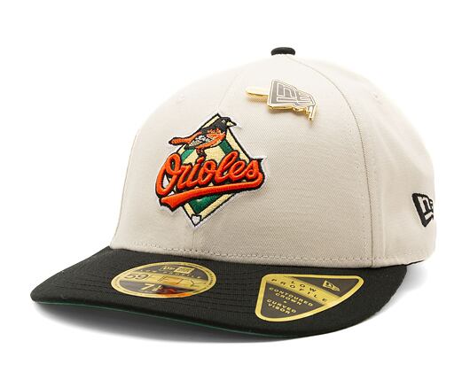 Kšiltovka New Era 59FIFTY Low Profile "Melted Cream" Pin - Baltimore Orioles - Cream