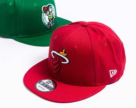 Kšiltovka New Era 9FIFTY NBA Rear Logo Miami Heat - Red