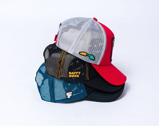 Dětská Kšiltovka Capslab Looney Tunes Trucker - Daffy Duck - Black / Red