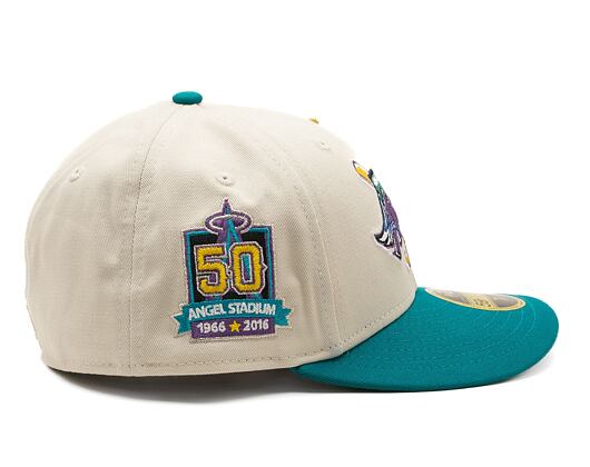 Kšiltovka New Era 59FIFTY Low Profile "Melted Cream" Pin - Anaheim Angels - Cream