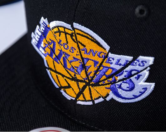 Kšiltovka NBA Shattered Snapback Los Angeles Lakers Black