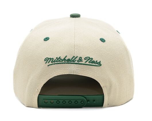 Kšiltovka NBA Retro Type Pro Snapback Milwaukee Bucks Off White