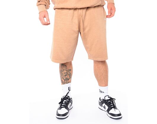 Kraťasy New Era Washed Shorts - Orange / White