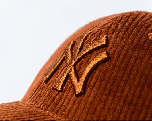 Kšiltovka New Era - 9FORTY Cord - NY Yankees - Brown