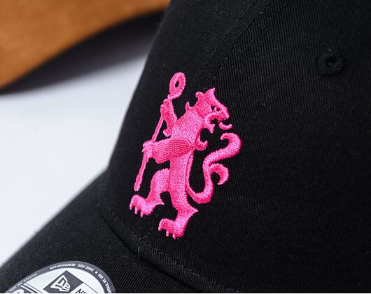 Kšiltovka New Era - 9FORTY Seasonal - Chelsea FC Lion Crest - Black / Pink