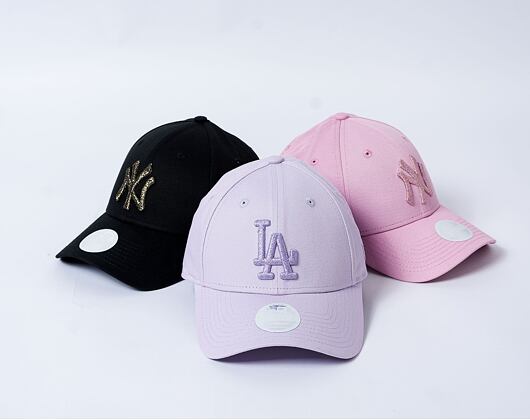 Dámská kšiltovka New Era - 9FORTY Metallic Logo - LA Dodgers - Pastel Purple