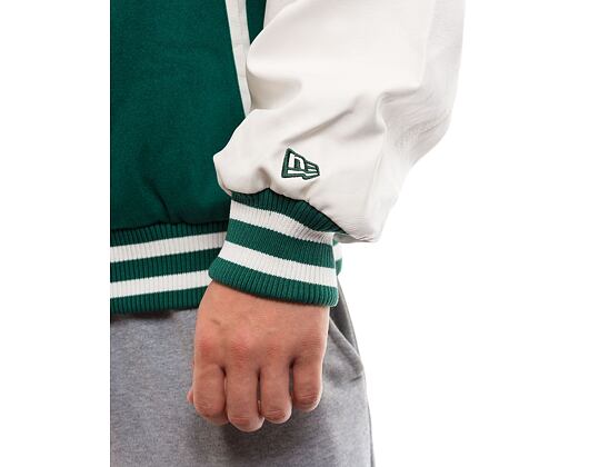 Bunda New Era - Patch Varsity - NY Jets - Green / Off White