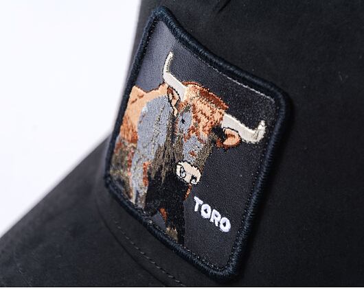 Kšiltovka Goorin Trucker - The Suede Bull - Black