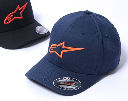 Kšiltovka Alpinestars - Ageless Curve - Navy/Orange