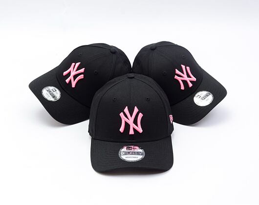 Kšiltovka New Era - 9FORTY MLB Neon - NY Yankees - Black / Pink Glow