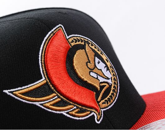 Kšiltovka Mitchell & Ness - Team 2 Tone 2.0 Snapback - Ottawa Senators - Black/Red