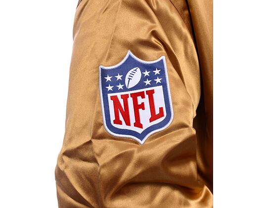 Bunda New Era - NFL Satin Bomber - San Francisco 49ers - BRZ / Scarlet