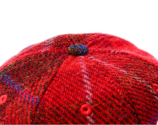 Kšiltovka New Era - 59FIFTY Retro Crown Harris Tweed - Red