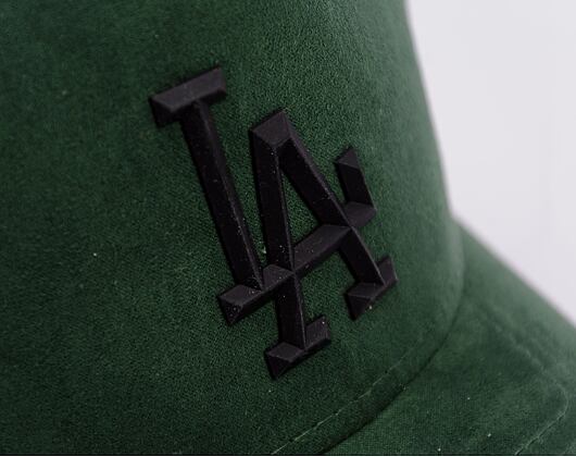 Kšiltovka New Era - 9FORTY A-Frame MLB Faux Suede - LA Dodgers - Green / Black