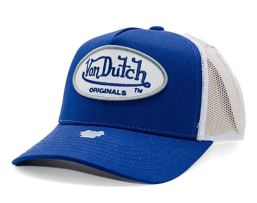 Kšiltovka Von Dutch - Trucker Boston - Caps - Cot Twill - Blue/White