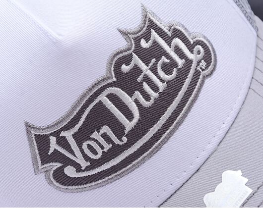 Kšiltovka Von Dutch - Trucker Rockford - Caps - Cot Twill - White/ Grey