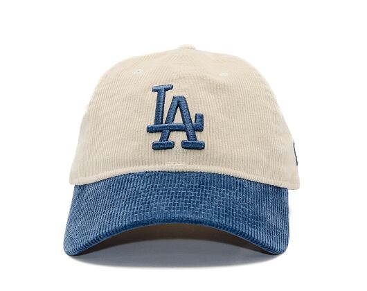 Kšiltovka New Era - MLB Distressed 9TWENTY - LA Dodgers - Cream / Dark Royal