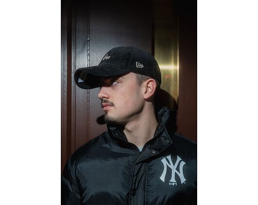 Kšiltovka New Era - 39THIRTY Script Cord - Black / Stone