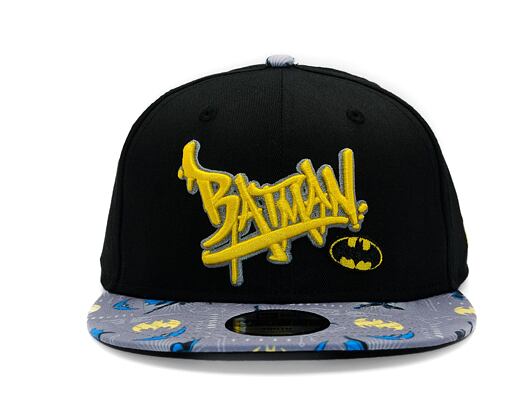 Dětská Kšiltovka New Era - Warner Bros Batman 9FIFTY - Black / Yellow