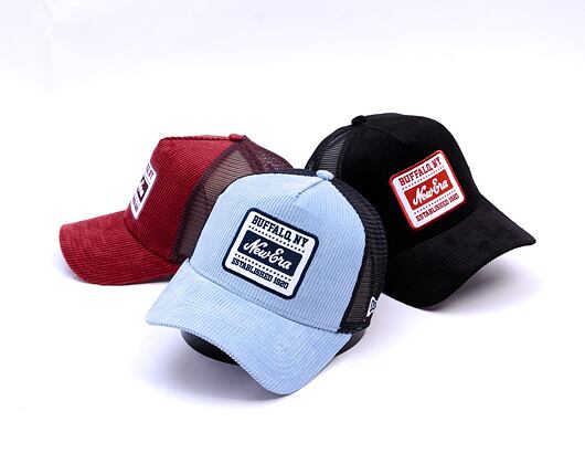 Kšiltovka New Era - Patch Cord 9FORTY Trucker - Pastel Blue / Navy