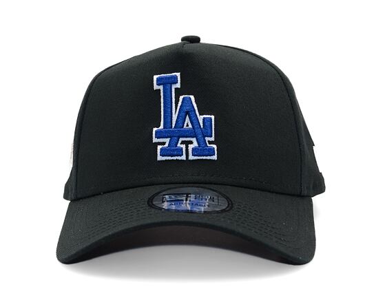 Kšiltovka New Era - MLB World Series Patch 9FORTY A-Frame - LA Dodgers - Black / Light Royal