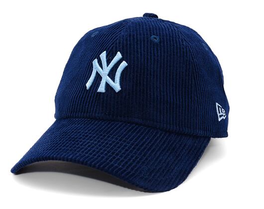 Dámská Kšiltovka New Era - MLB Cord 9TWENTY - NY Yankees - Navy / Pastel Blue