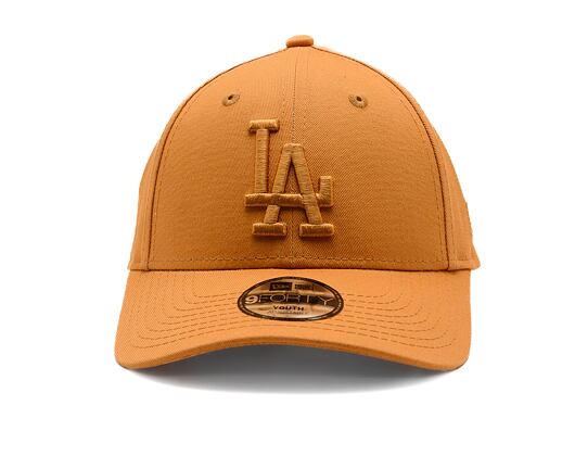 Dětská Kšiltovka New Era - MLB Essential 9FORTY - LA Dodgers - Ochre