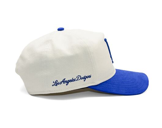 Kšiltovka New Era - MLB Script GOLFER - LA Dodgers - Cream / Dark Royal