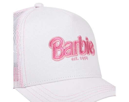 Kšiltovka Capslab - Trucker Barbie - White / Pink