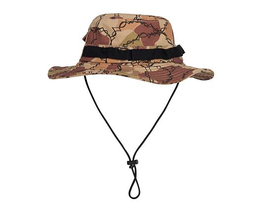 Klobouk Rip N Dip - Wired Boonie Hat Tan - Camo