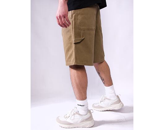 Kraťasy Karl Kani - Og Washed Carpenter Shorts - dark sand