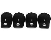 State of WOW Uniform Soft Baseball Cap Black/White Strapback