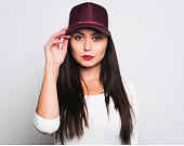 New Era Premium Trucker 9FORTY Maroon/Gold Snapback Womens Cap