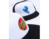 Santa Cruz Classic Dot Mesh Cap White/Black