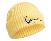 Karl Kani KK Signature Fisherman Beanie Light Yellow