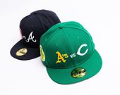 New Era 59FIFTY 1972 World Series Oakland Athletics VS Cincinnati Reds Fitted Kelly Green Cap