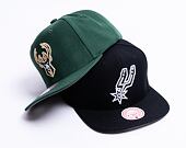 Mitchell & Ness Team Ground 2.0 Snapback San Antonio Spurs Black Cap