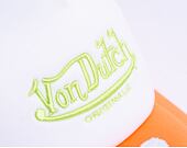 Von Dutch Atlanta Trucker Foam White/Orange Cap