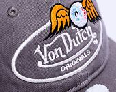 Von Dutch Houston Dadcap Cotton Twill Grey