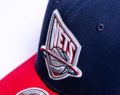 Mitchell & Ness Team 2 Tone 2.0 Stretch Snapback Hwc New Jersey Nets Navy / Red Cap