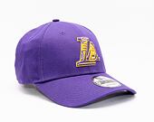 New Era 9FORTY NBA Team Logo Infill Los Angeles Lakers Purple Cap