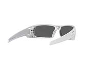 Oakley Gascan X-Silver w/Prizm Black Plr 0OO9014 9014C160 Sunglasses