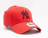 New Era 9FORTY MLB Seasonal Infill  New York Yankees Alert Red/Navy Cap