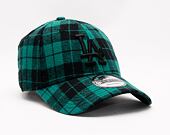 New Era 9FORTY MLB Plaid  Los Angeles Dodgers Green Cap