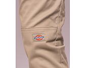 Dickies Slim Skinny Double Knee Khaki Pants