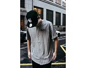 New Era Pinstripe Jersey Heather Gray / Black T-Shirt