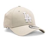 New Era 9FORTY MLB League Essential Los Angeles Dodgers Stone / Optic White Cap