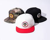 Kšiltovka Brixton Sparks MP Snapback Off White / Aloha Red